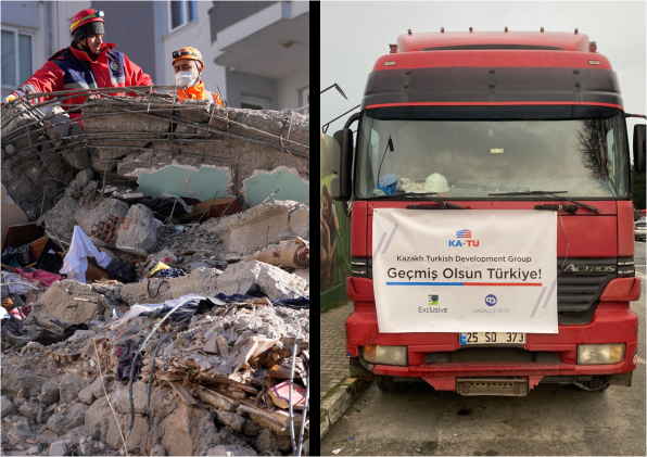 Оказали гуманитарную помощь Турции